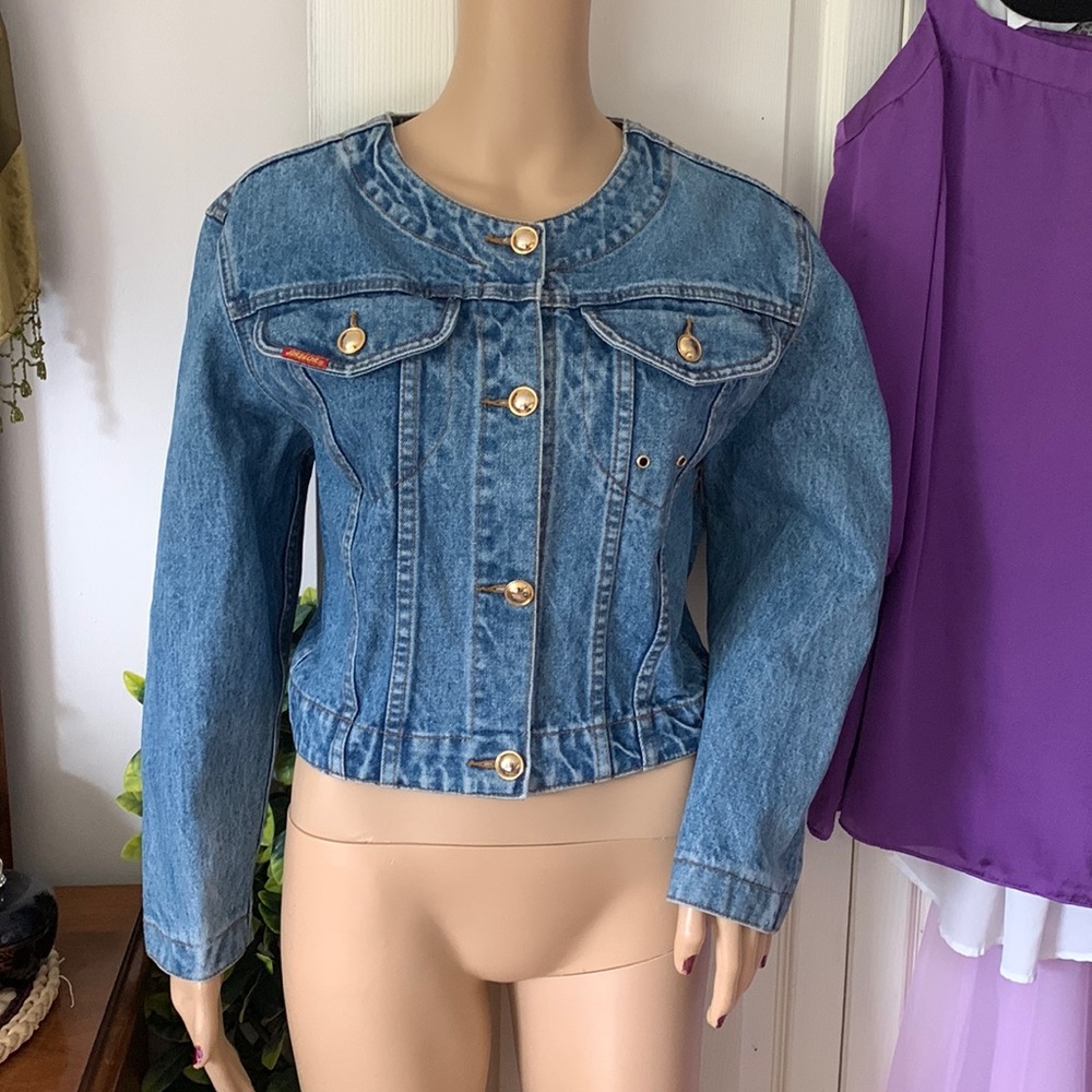 Vtg 80s Jordache denim jean jacket M